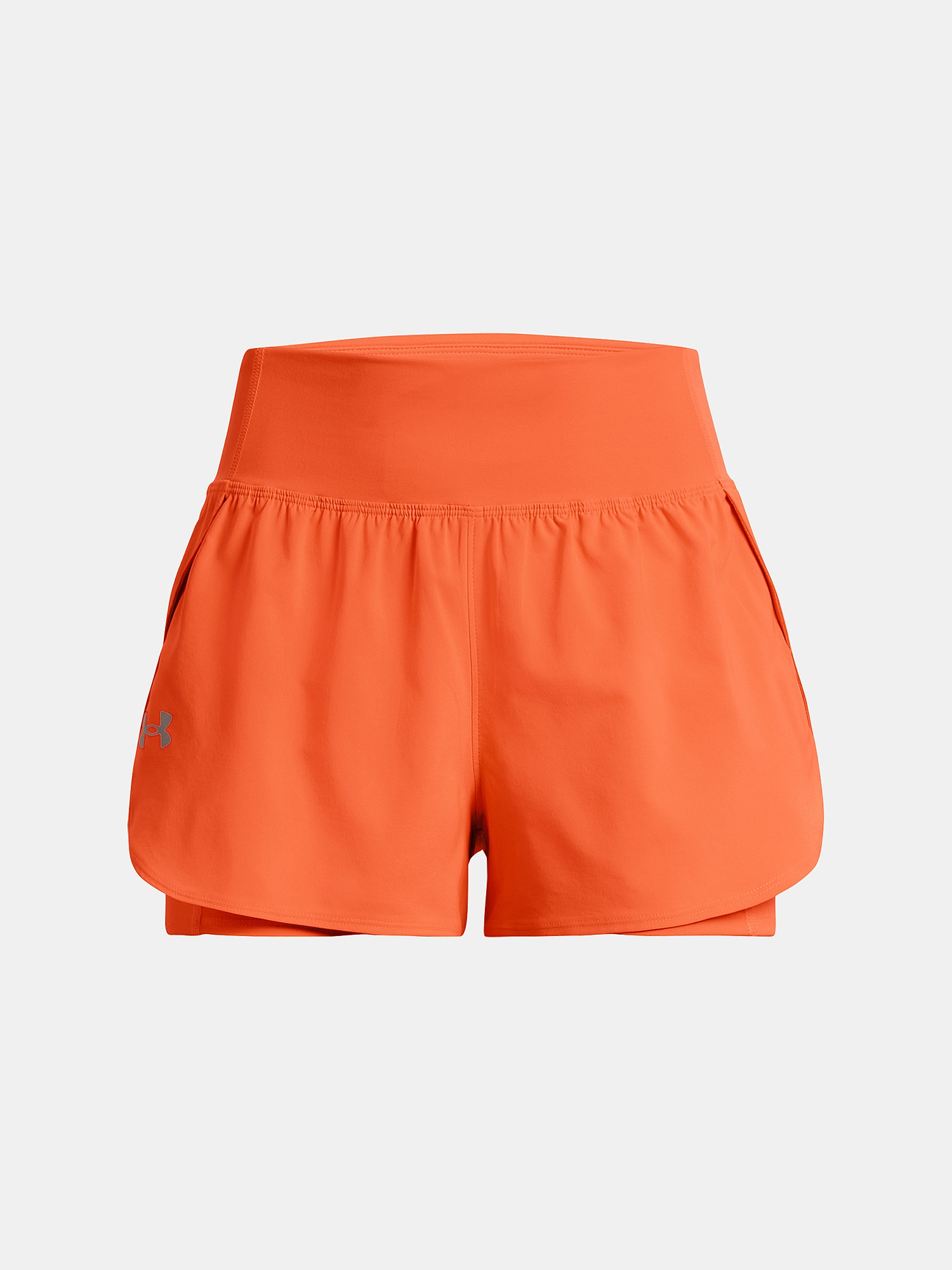 shorts Under Armour Train Anywhere 2 In 1 - Orange Blast/Reflective - women´s