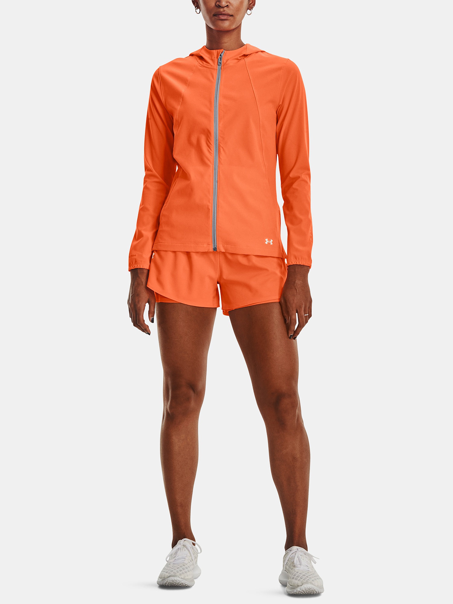 shorts Under Armour Train Anywhere 2 In 1 - Orange Blast/Reflective - women´s