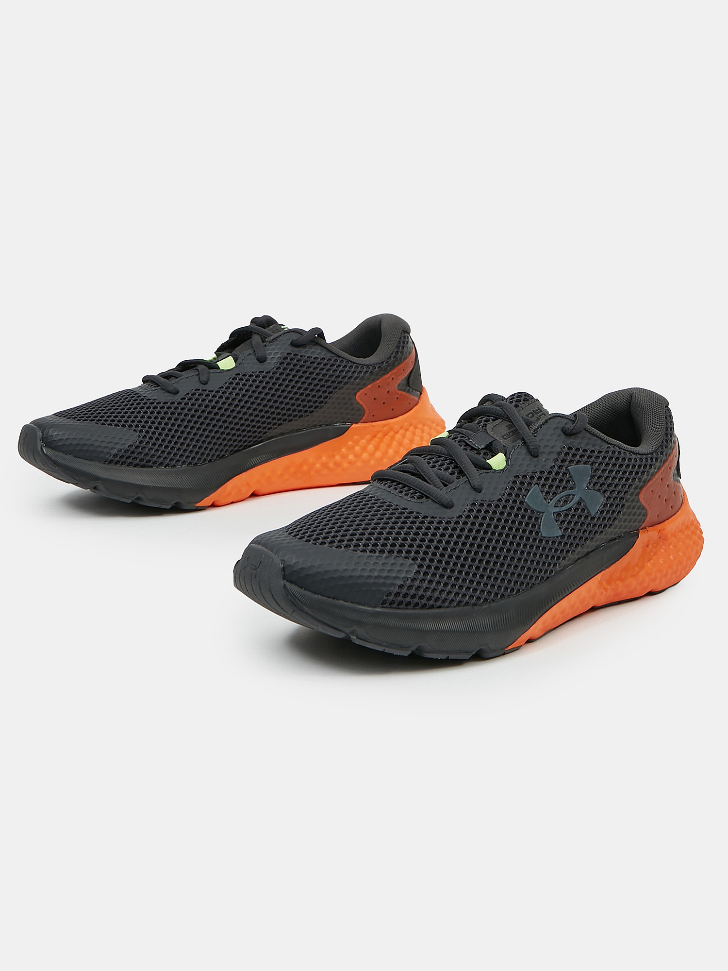 chaussures Under Armour Charged Rogue 3 - Jet Gray/Blaze Orange - men´s