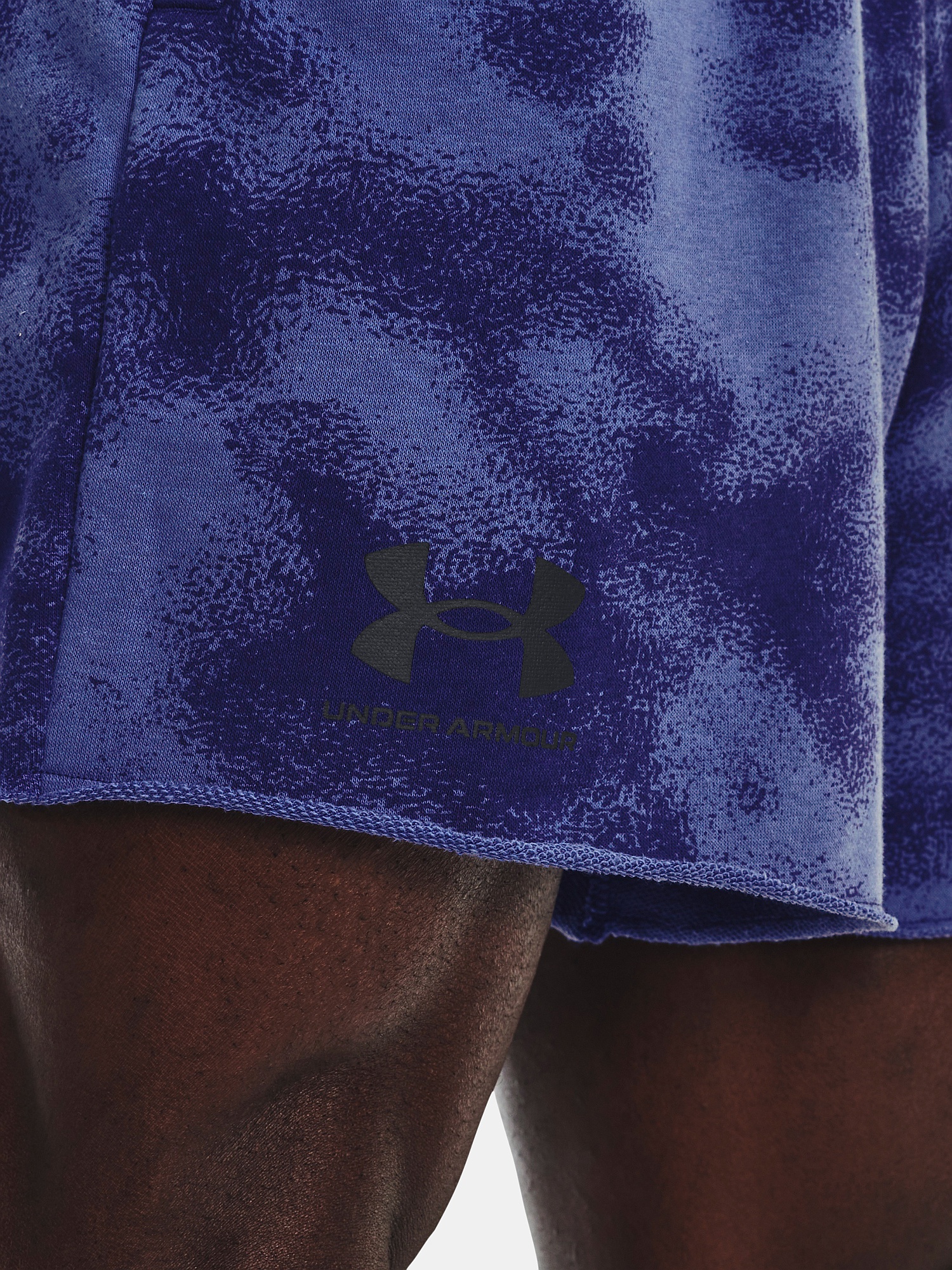 shorts Under Armour Rival Terry 6in - Sonar Blue/Deep Periwinkle - men´s
