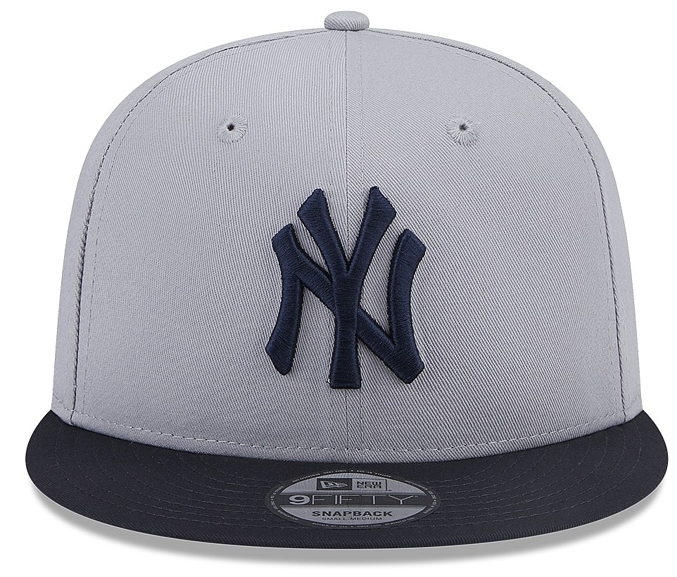 cap New Era 9FI Contrast Side Patch MLB New York Yankees - Grey/Navy - men´s