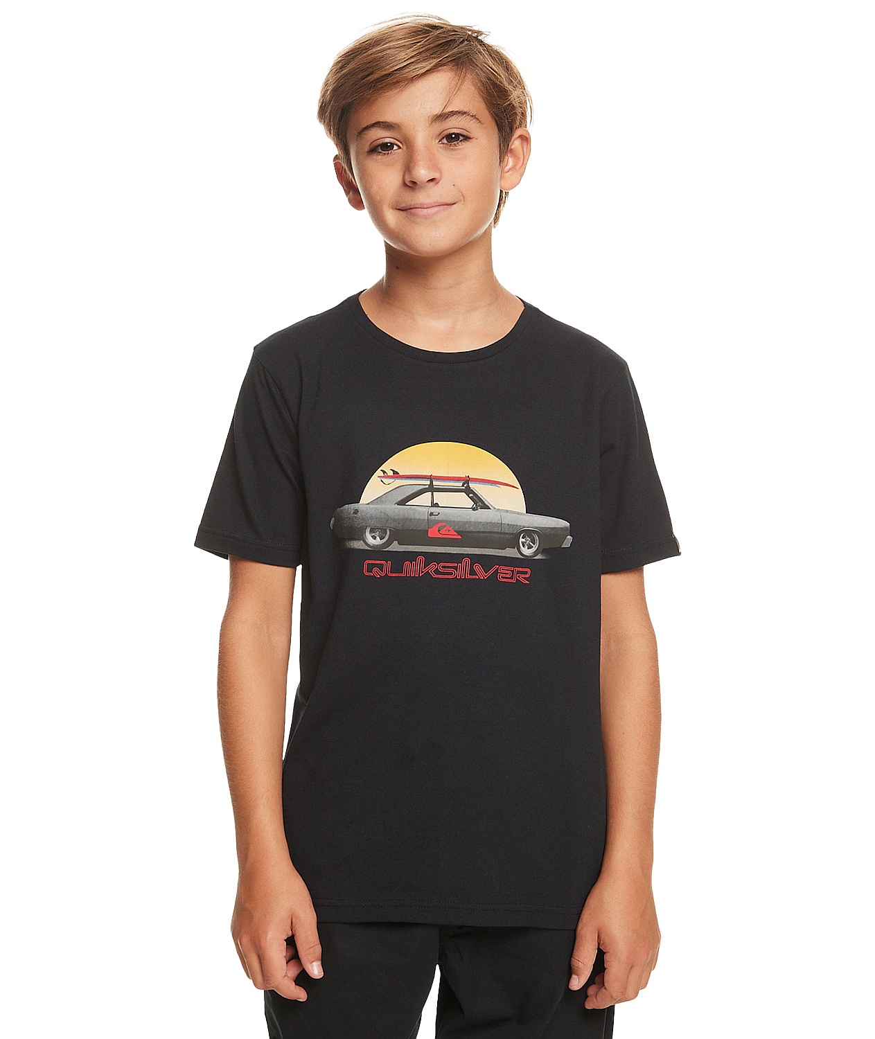tričko Quiksilver Qs Steel - KVJ0/Black