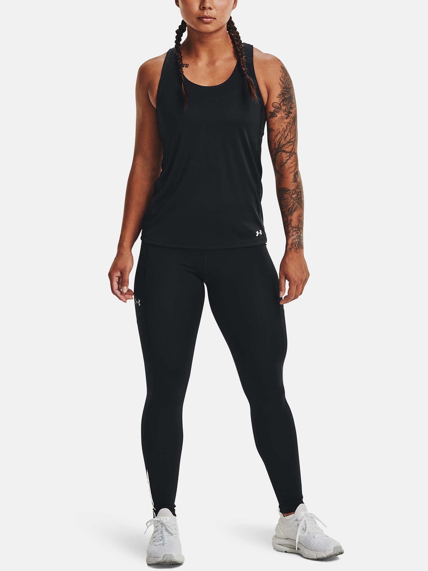 jambières Under Armour Fly Fast 3.0 Tight - Black/Reflective - women´s