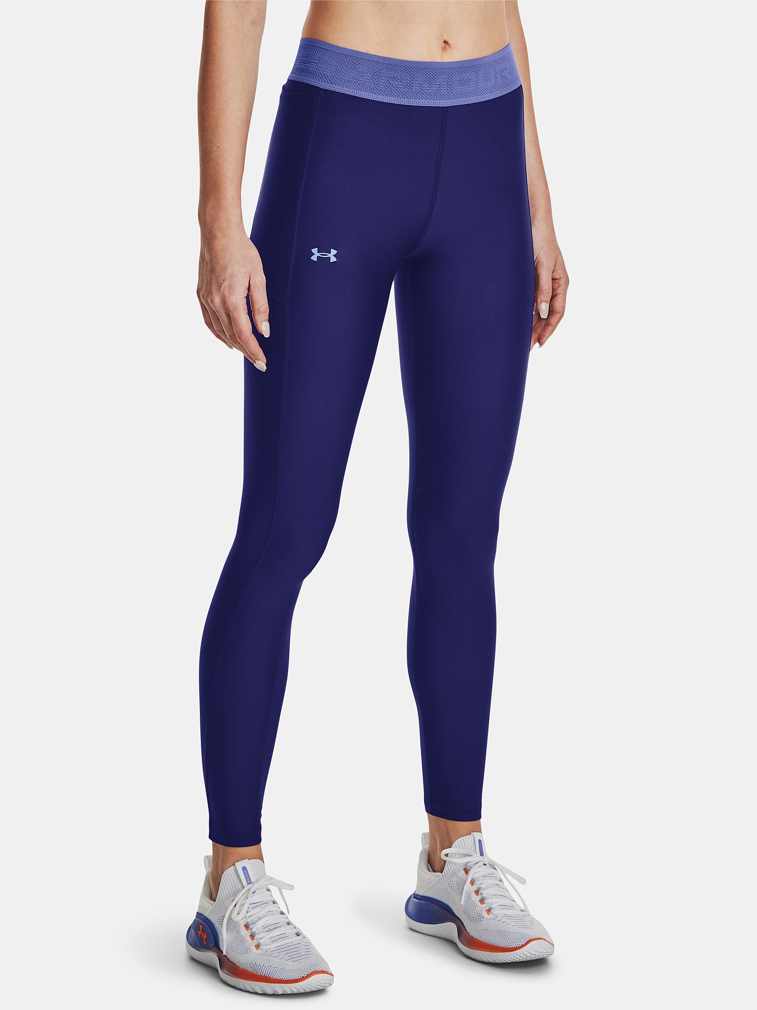 Leggins Under Armour Armour Branded Waistband - Sonar Blue/Baja Blue - women´s