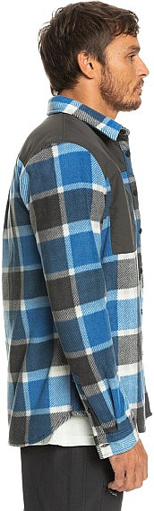 košeľa Quiksilver North Seas LS - BRT6/Snorkel Blue Checks