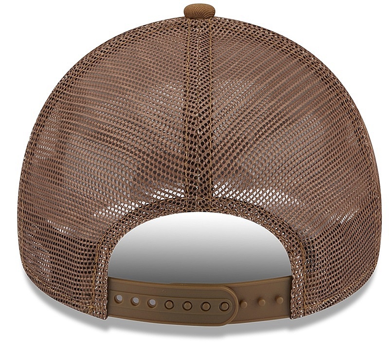 kšiltovka New Era 9FO AF League Trucker MLB Los Angeles Dodgers - Toasted Peanut/White