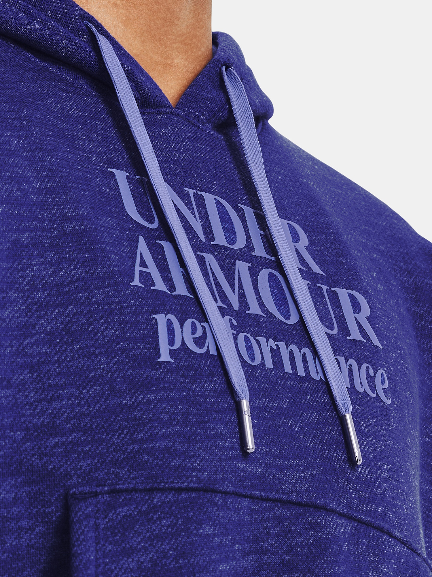 sweat-shirt Under Armour Essential Script - Sonar Blue/Baja Blue - women´s