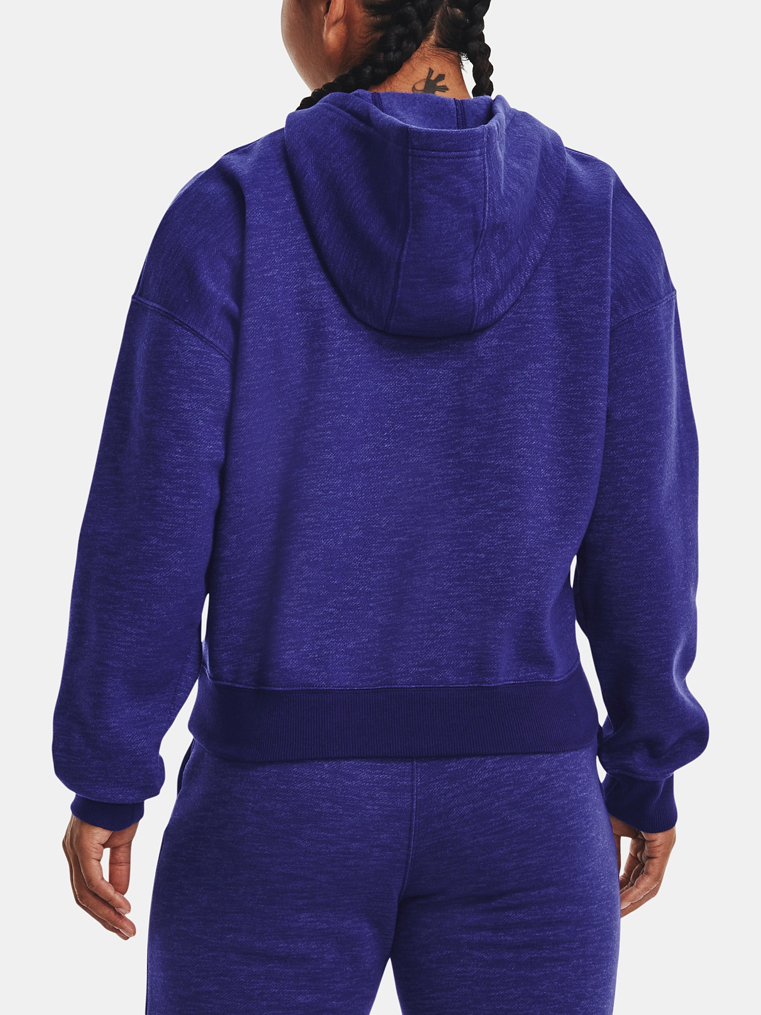 sweat-shirt Under Armour Essential Script - Sonar Blue/Baja Blue - women´s