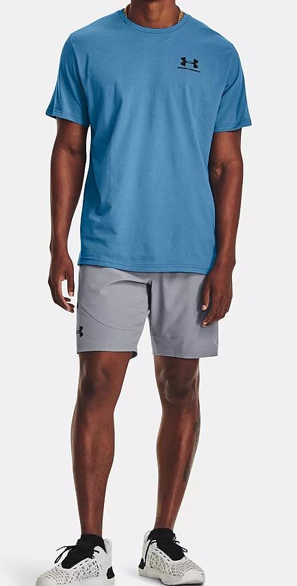 tričko Under Armour Sportstyle Left Chest - Cosmic Blue/Black