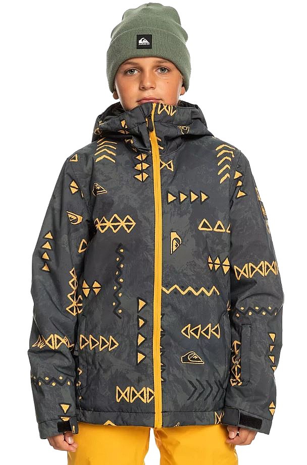 detská bunda Quiksilver Morton - KVJ6/New Trails Black