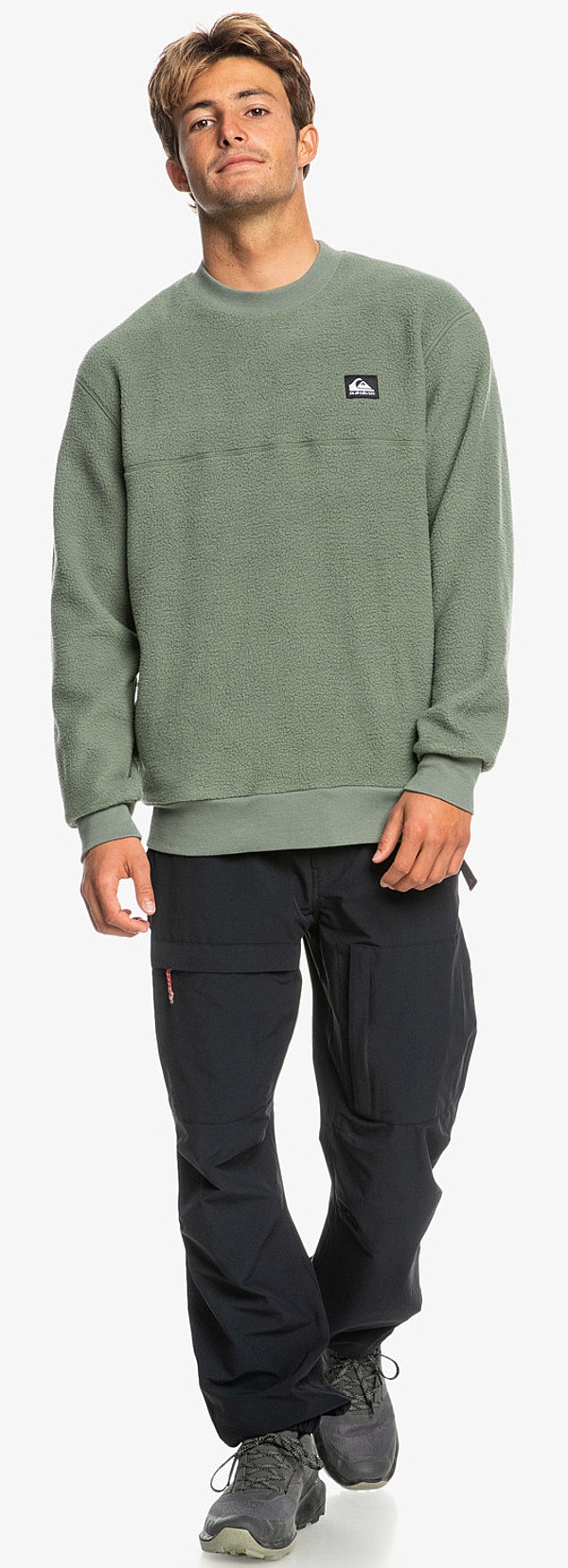 sweat-shirt Quiksilver Ocean View Crew - GNB0/Laurel Wreath - men´s