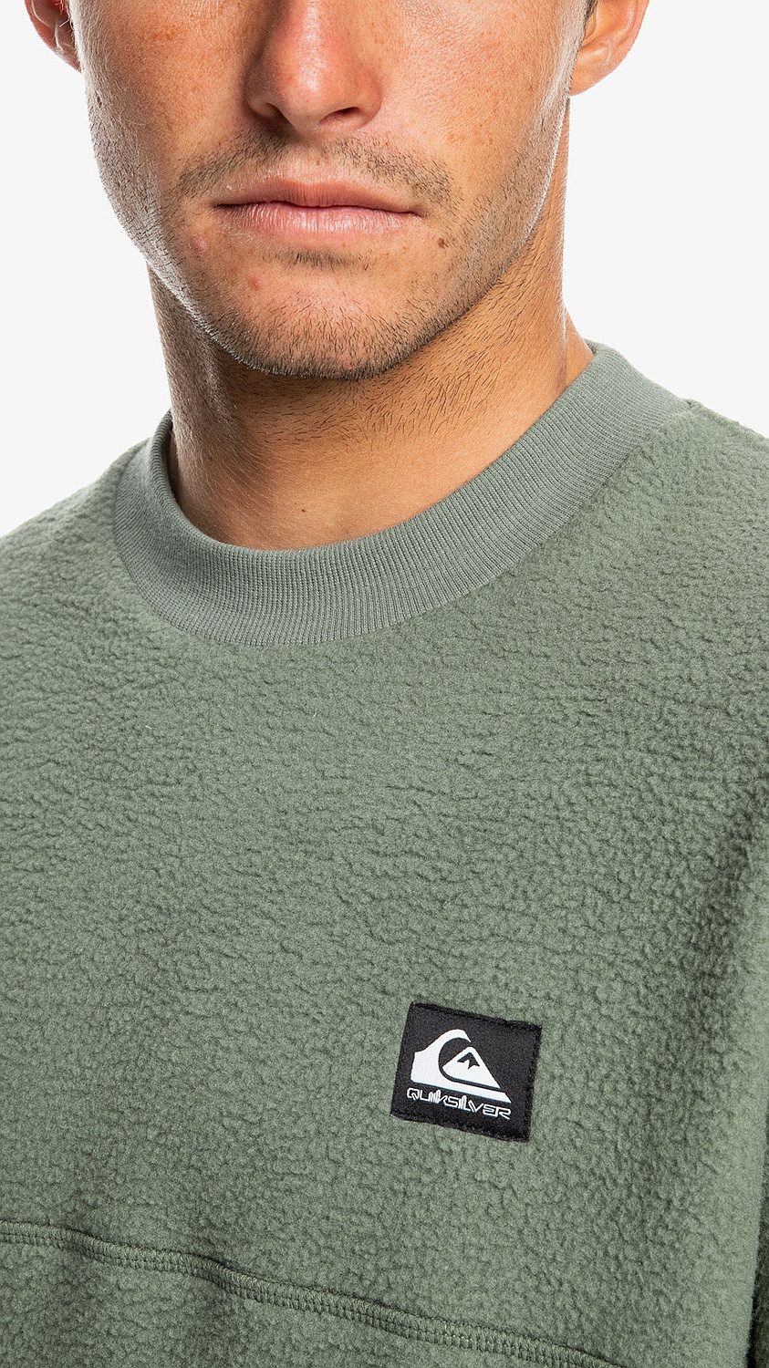 sweat-shirt Quiksilver Ocean View Crew - GNB0/Laurel Wreath - men´s