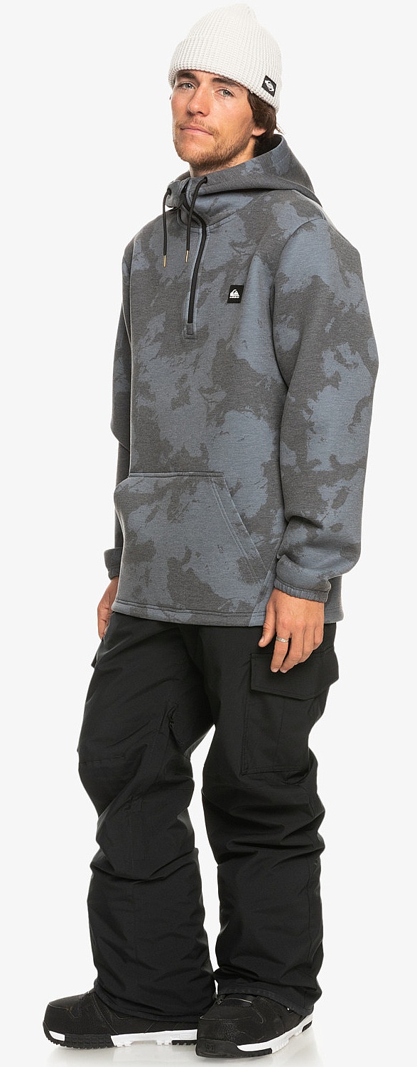 sweat-shirt Quiksilver Shredder - KVJ8/Tie Dye True Black - men´s