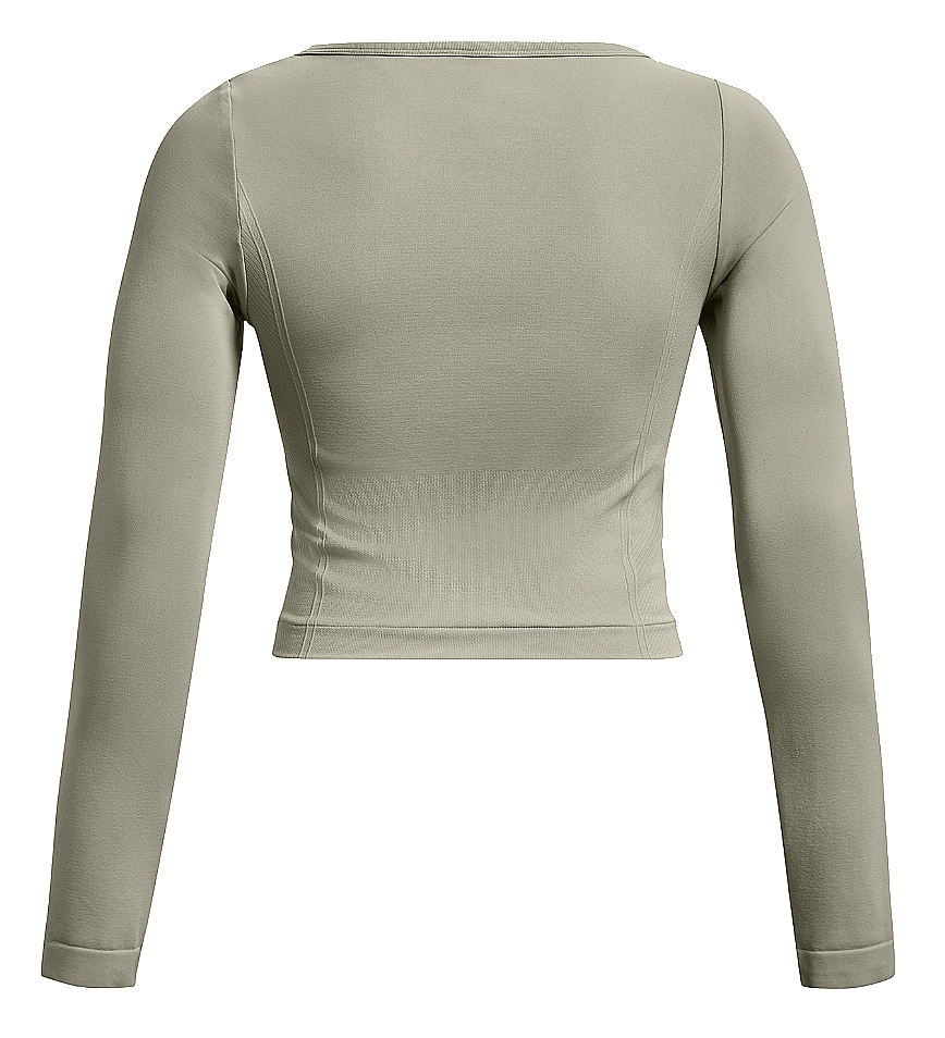 T-shirt Under Armour Train Seamles LS - Grove Green/White - women´s