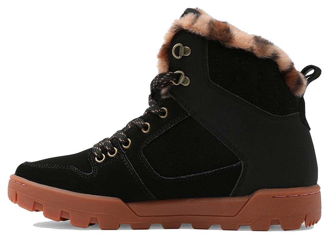 shoes DC Manteca 4 Boot - DKL/Dk Chocolate/Leopard - women´s