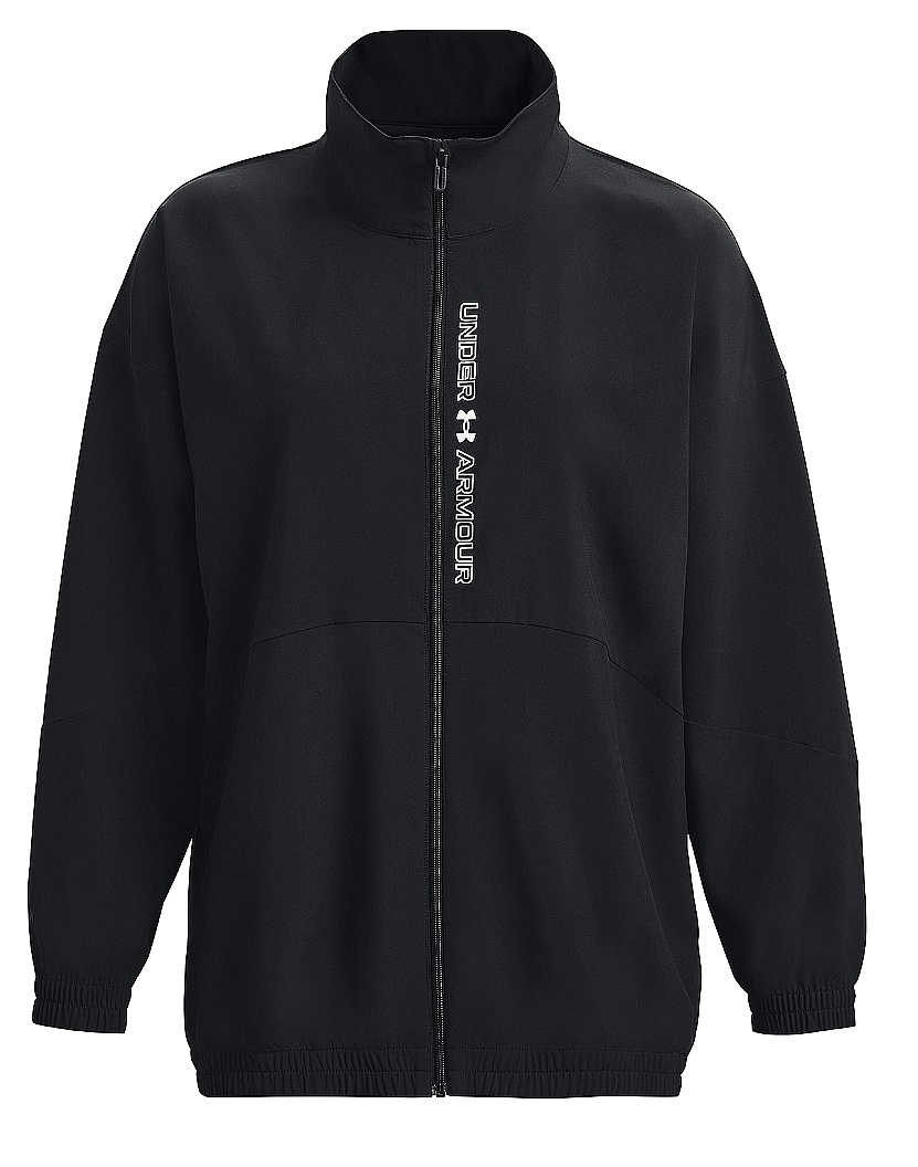 veste Under Armour Woven Oversized - Black/White - women´s