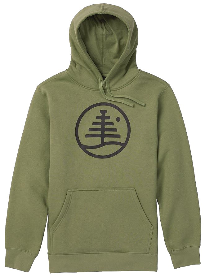sweat-shirt Burton Family Tree Pullover - Forest Moss - men´s