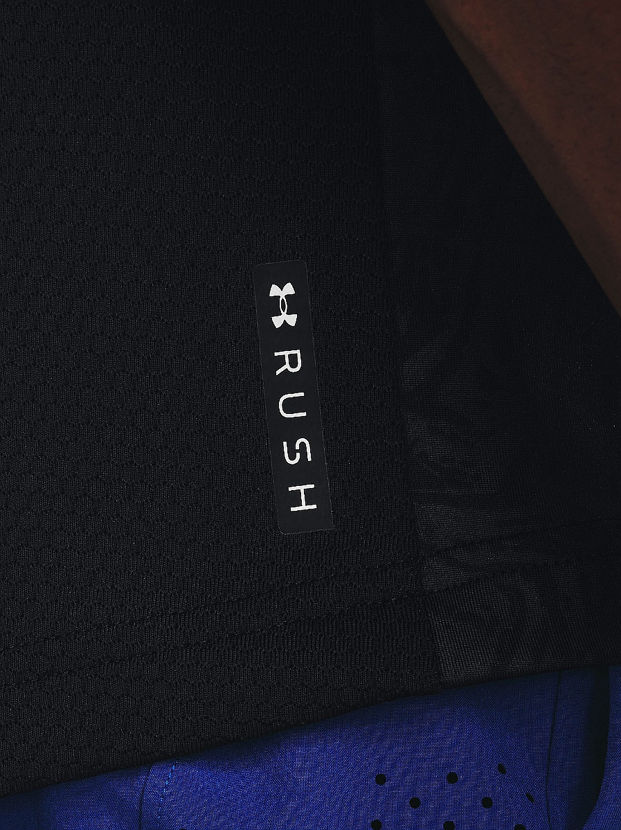T-Shirt Under Armour Rush 2.0 Emboss - Black - men´s