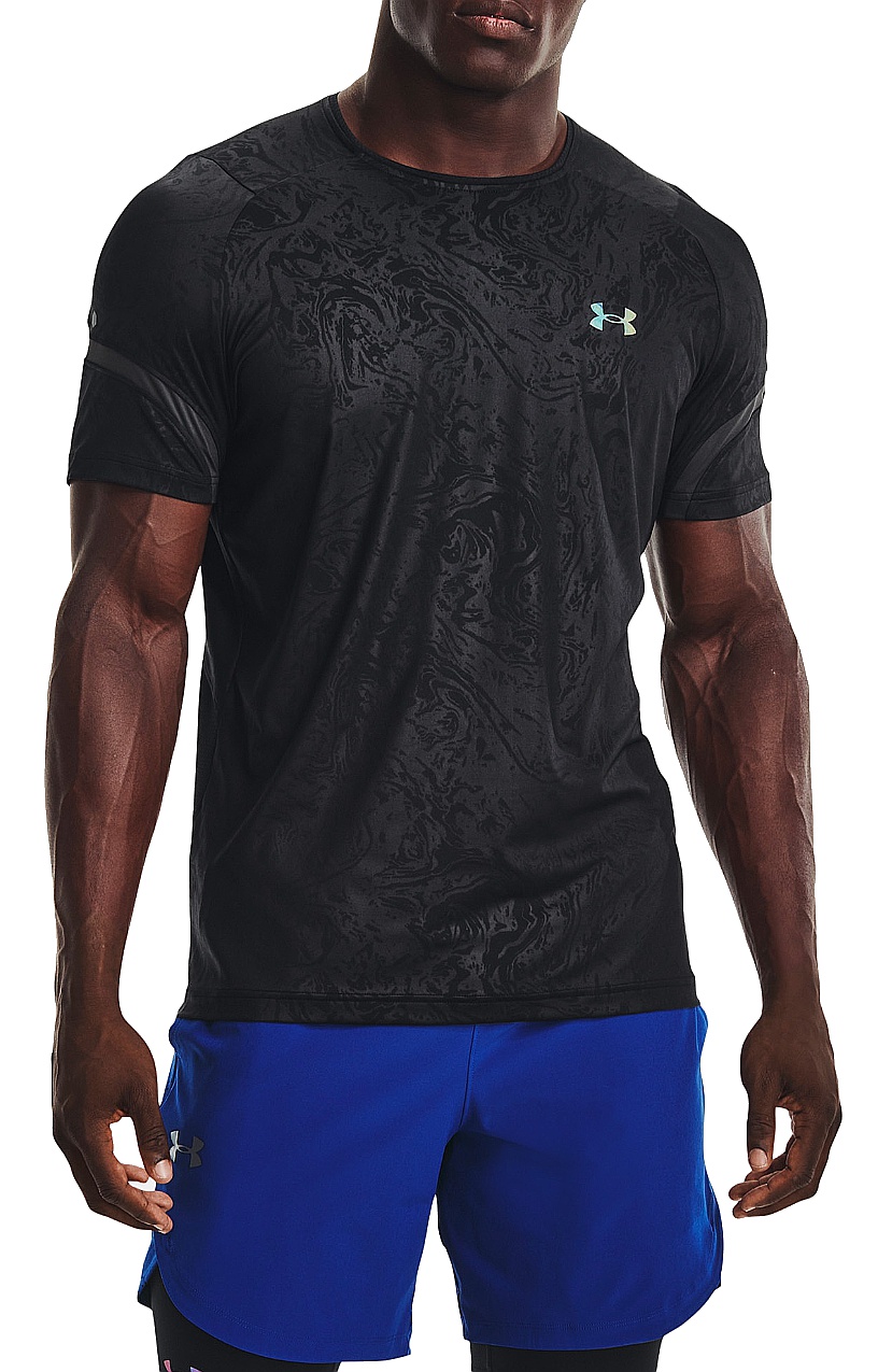 T-Shirt Under Armour Rush 2.0 Emboss - Black - men´s