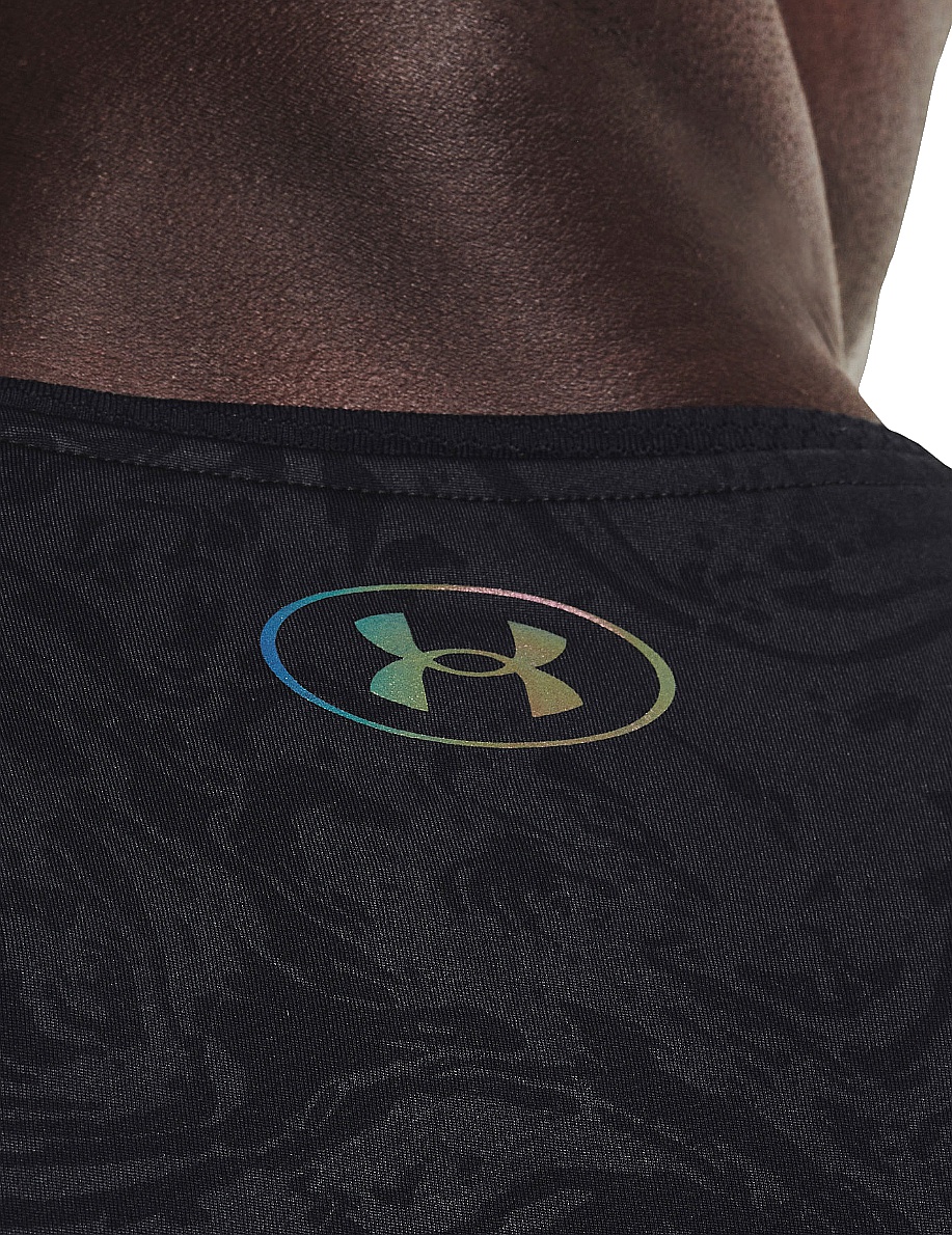 T-Shirt Under Armour Rush 2.0 Emboss - Black - men´s