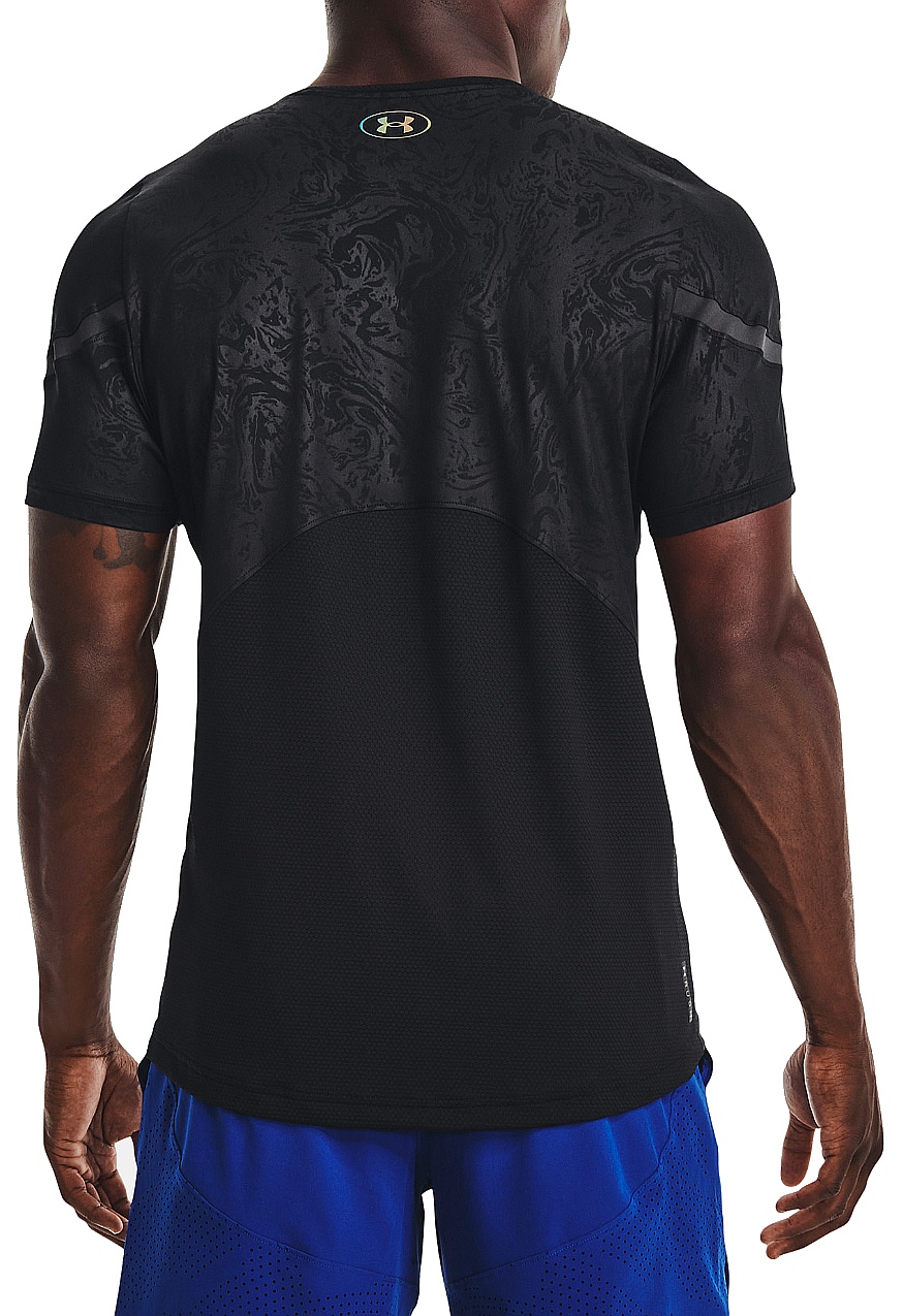 T-Shirt Under Armour Rush 2.0 Emboss - Black - men´s