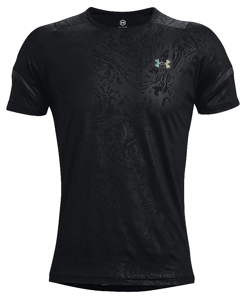 T-Shirt Under Armour Rush 2.0 Emboss - Black - men´s
