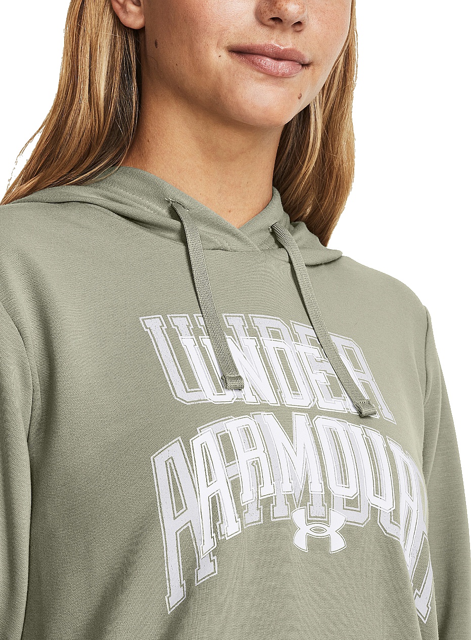 sweat-shirt Under Armour Rival Terry Graphic - Green - women´s