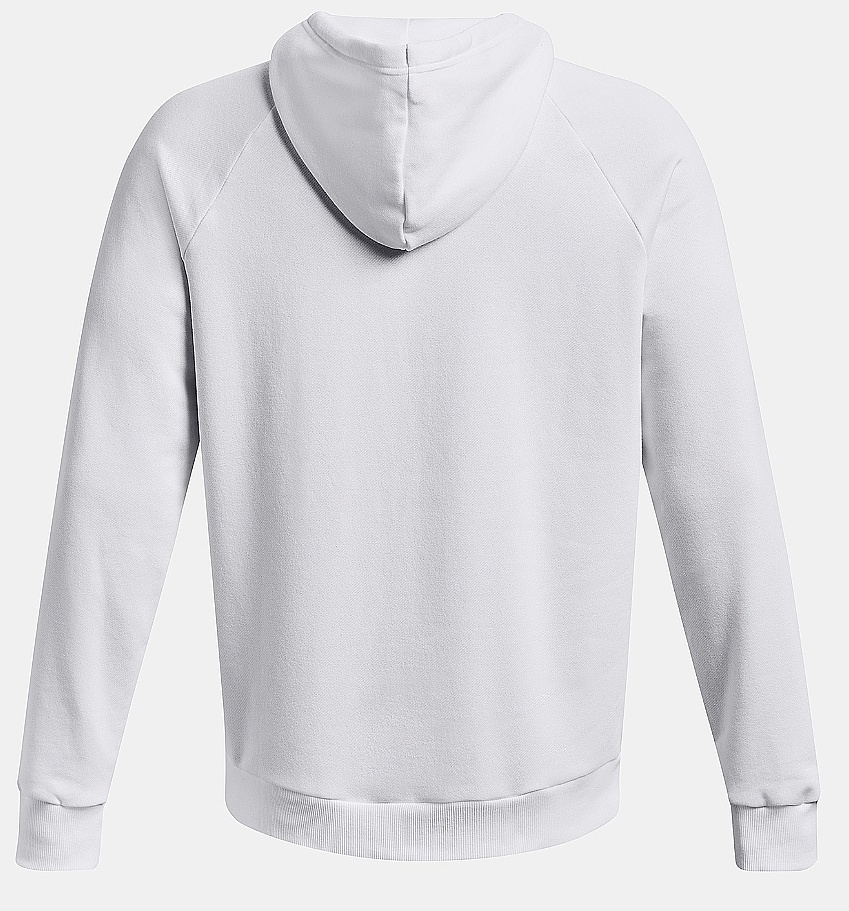 mikina Under Armour Rival Fleece Hoodie - White/Black