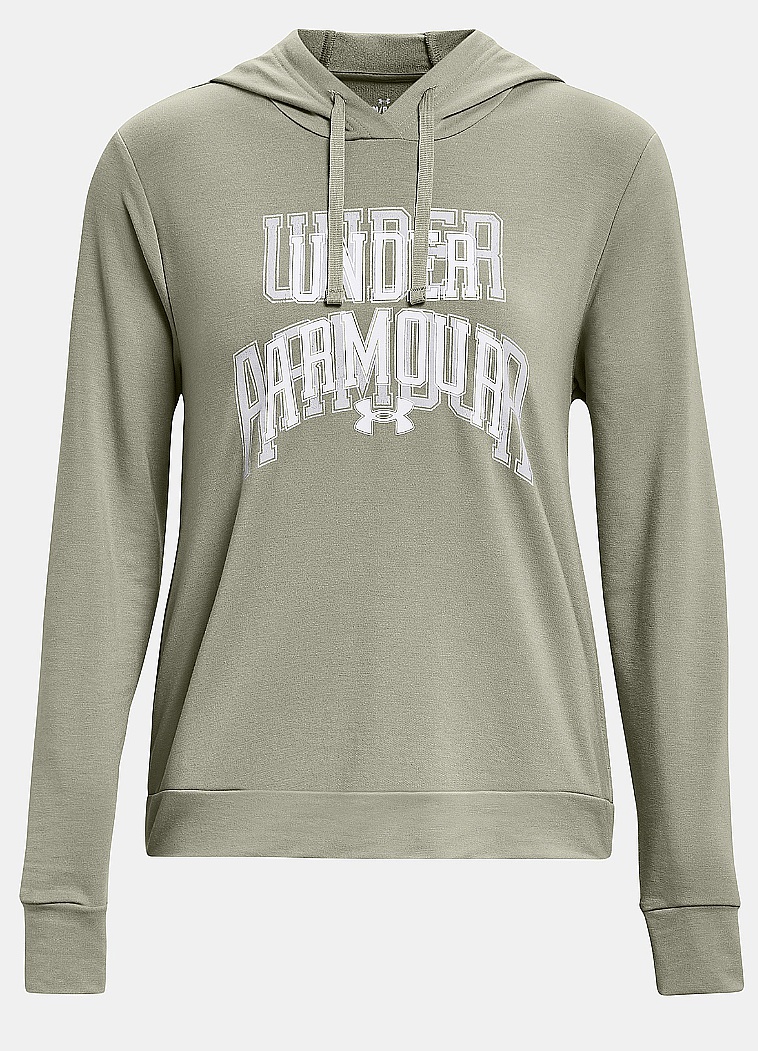 sweat-shirt Under Armour Rival Terry Graphic - Green - women´s
