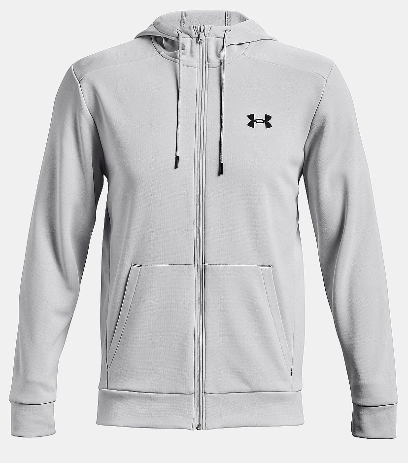 mikina Under Armour Armour Fleece Zip - Halo Gray/Black