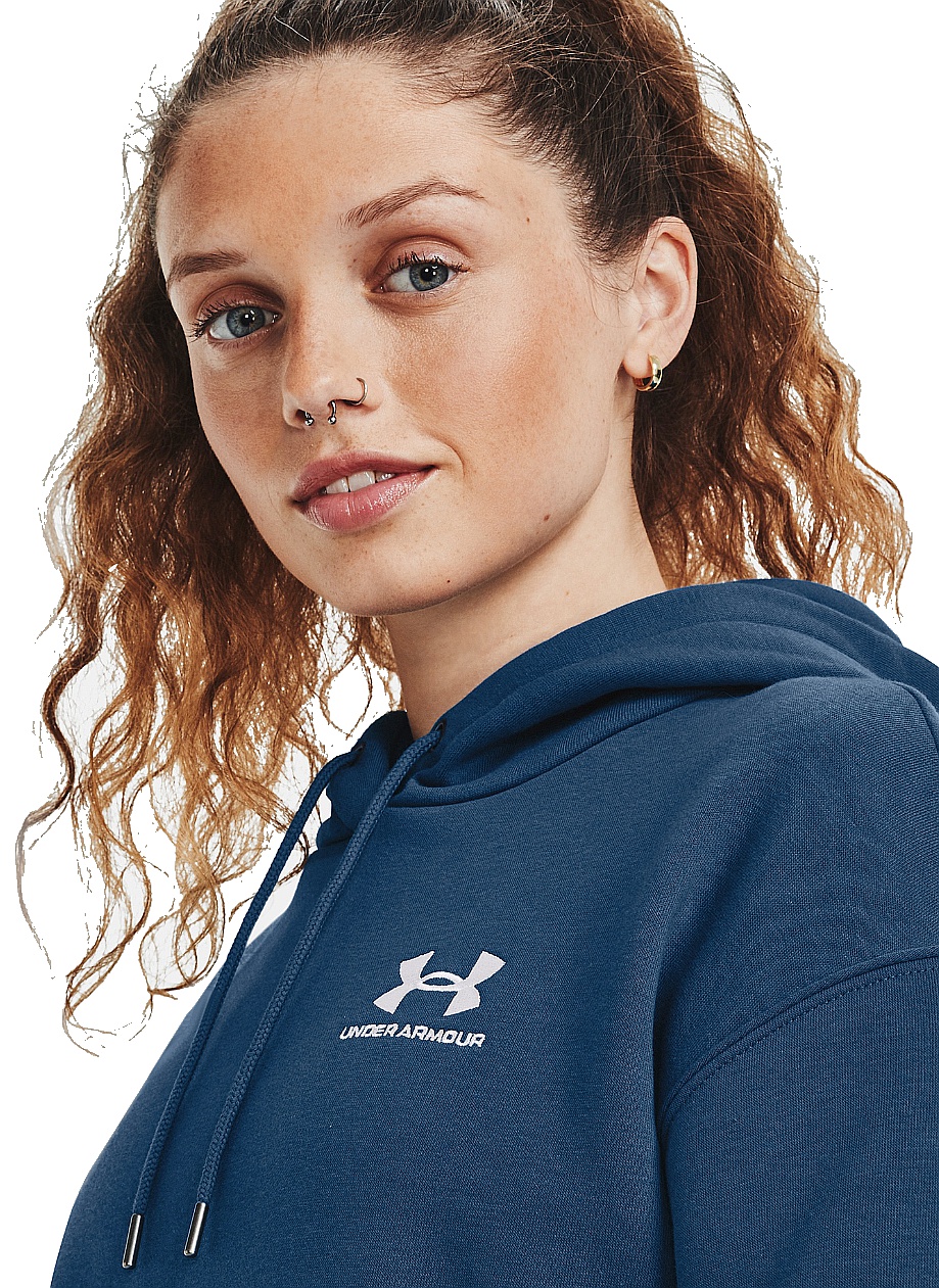sweat-shirt Under Armour Essential Fleece - Varsity Blue/White - women´s