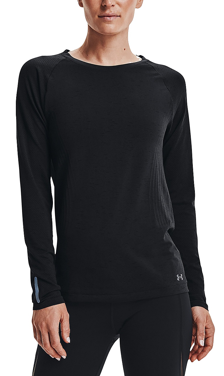 T-shirt Under Armour Seamless Run LS - Black