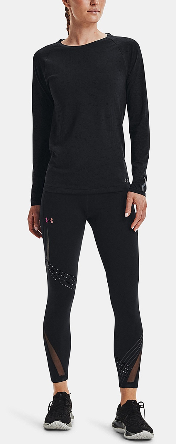 T-shirt Under Armour Seamless Run LS - Black