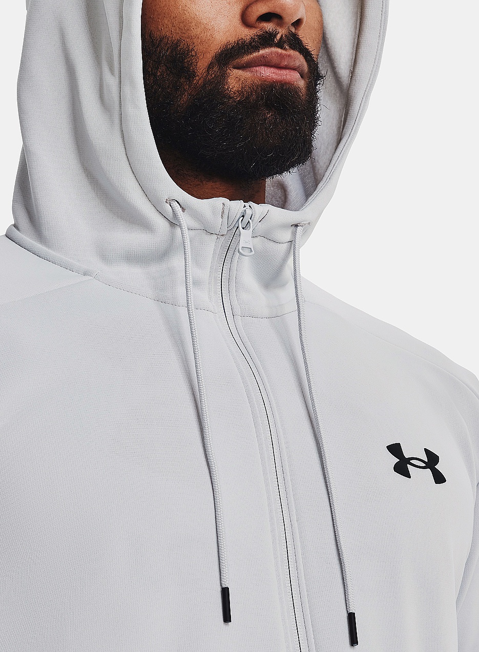 mikina Under Armour Armour Fleece Zip - Halo Gray/Black