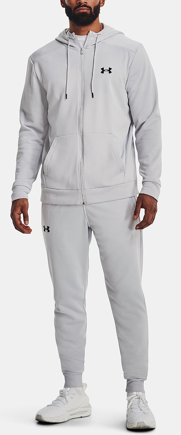 mikina Under Armour Armour Fleece Zip - Halo Gray/Black