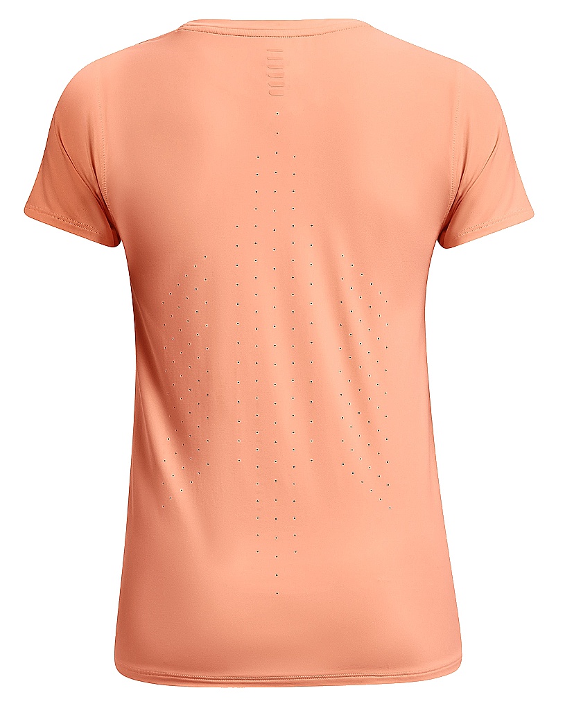 T-shirt Under Armour Iso-Chill Laser Run - Bubble Peach/Reflective - women´s