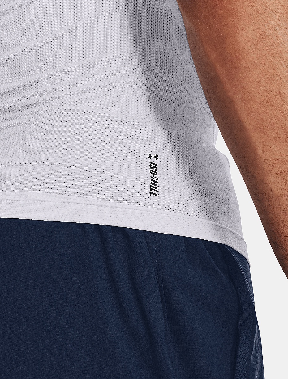 T-Shirt Under Armour HeatGear Iso-Chill Compression Printed - White - men´s