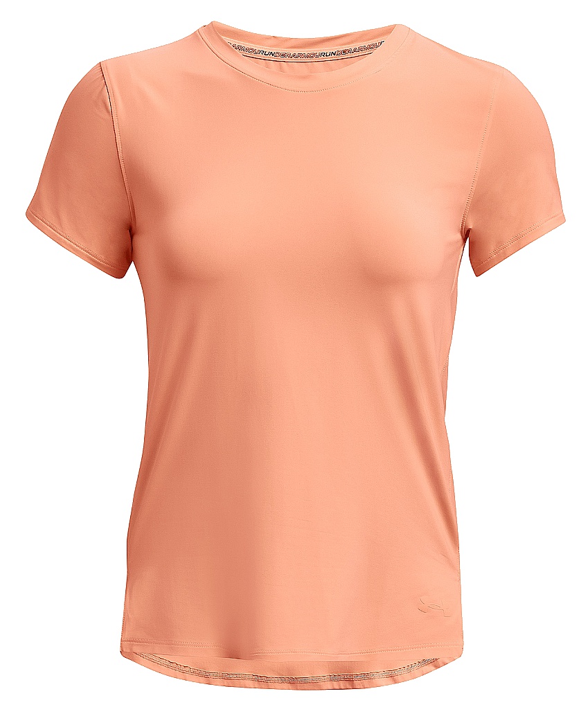 T-shirt Under Armour Iso-Chill Laser Run - Bubble Peach/Reflective - women´s