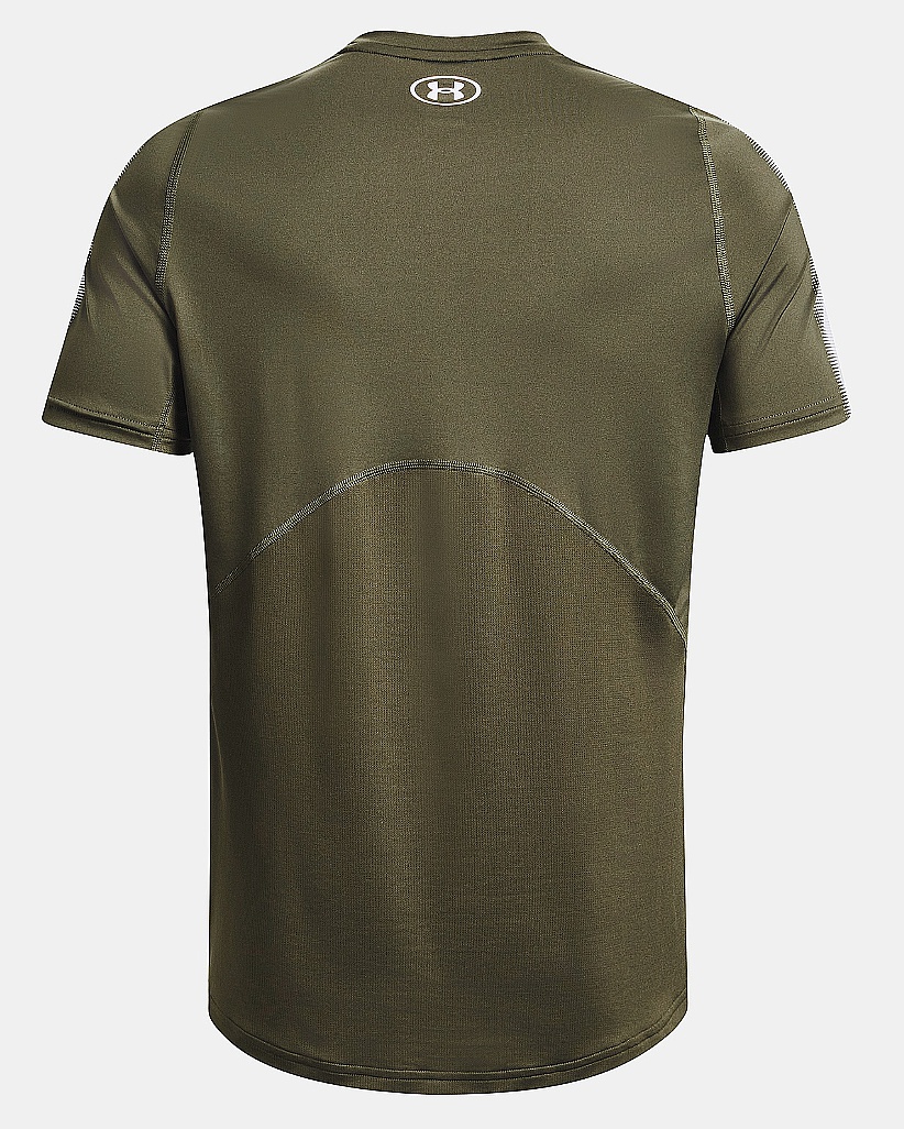 T-shirt Under Armour HeatGear Armour Novelty Fitted - Marine OD Green/White - men´s