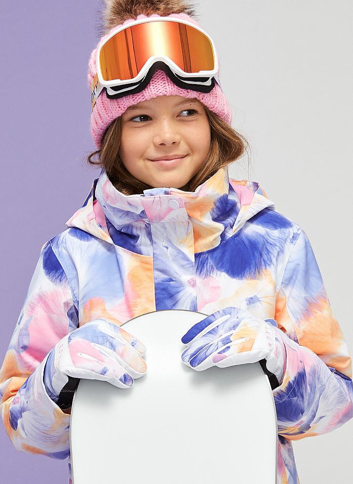 gants Roxy Jetty - WBB1/Bright White Pansy Pansy Rg - girl´s