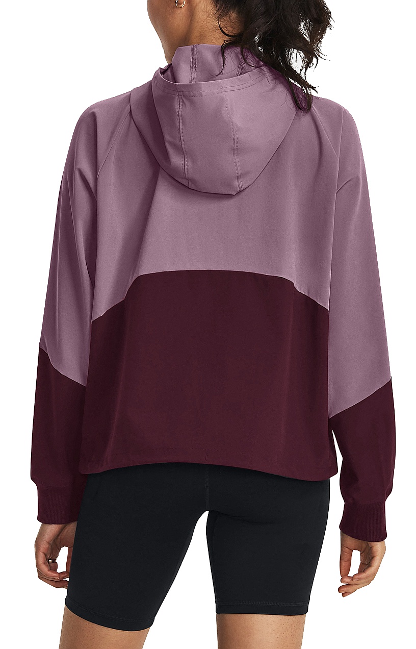 veste Under Armour Woven Storm - Misty Purple/Dark Maroon - women´s