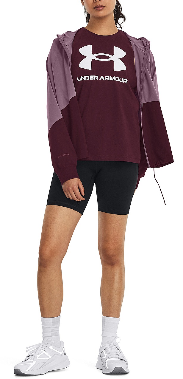 veste Under Armour Woven Storm - Misty Purple/Dark Maroon - women´s
