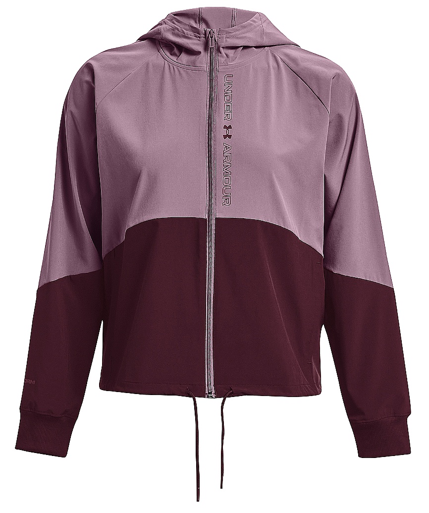 veste Under Armour Woven Storm - Misty Purple/Dark Maroon - women´s