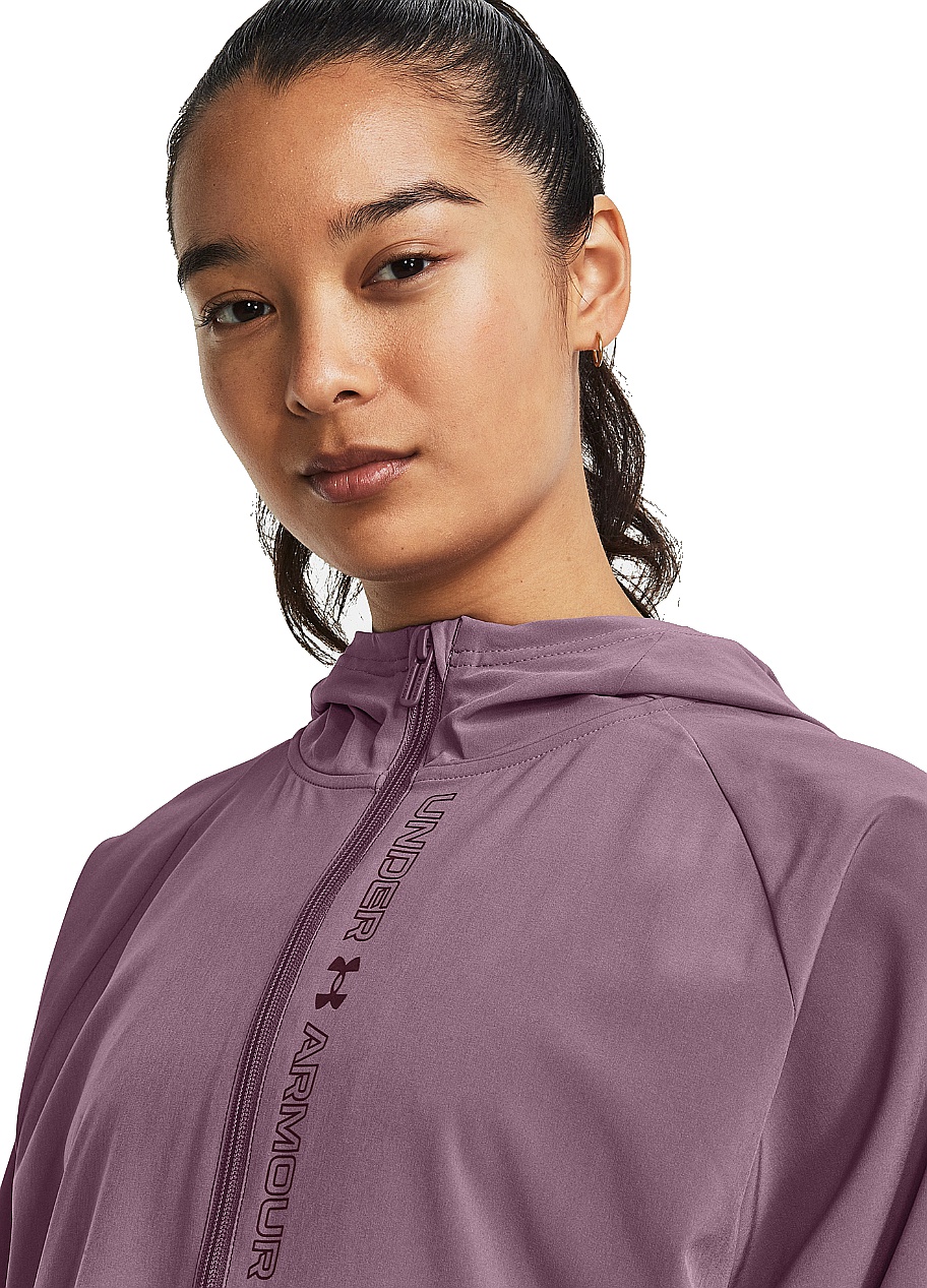 veste Under Armour Woven Storm - Misty Purple/Dark Maroon - women´s