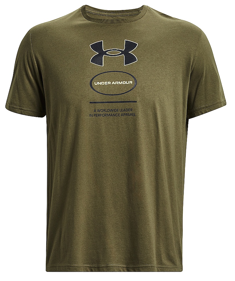 T-shirt Under Armour Branded Gel Stack - Marine OD Green/Black - men´s