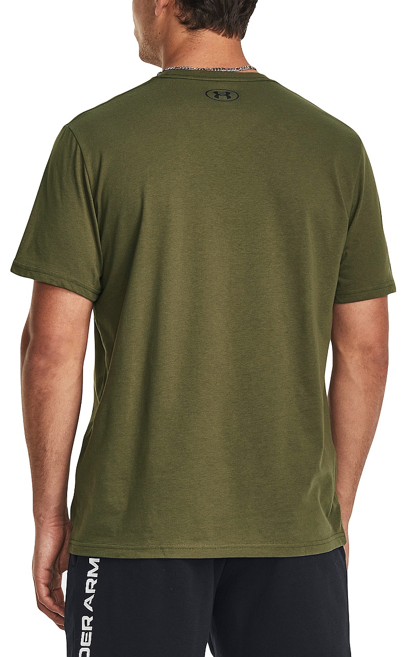 T-shirt Under Armour Branded Gel Stack - Marine OD Green/Black - men´s
