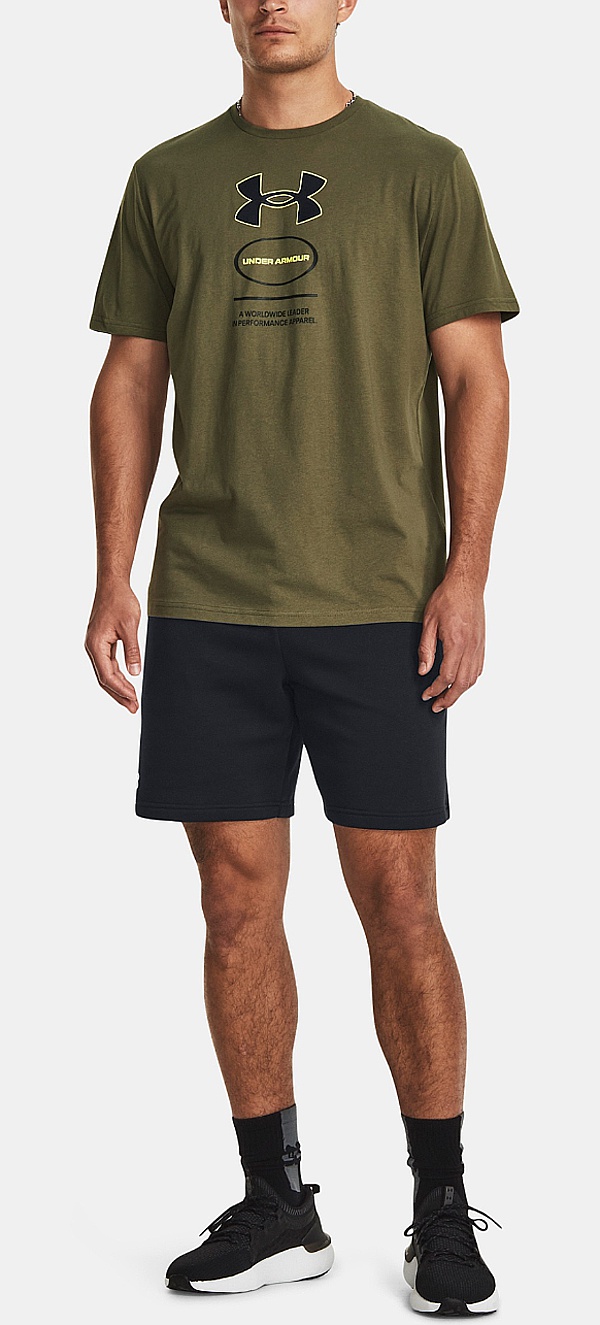 T-shirt Under Armour Branded Gel Stack - Marine OD Green/Black - men´s