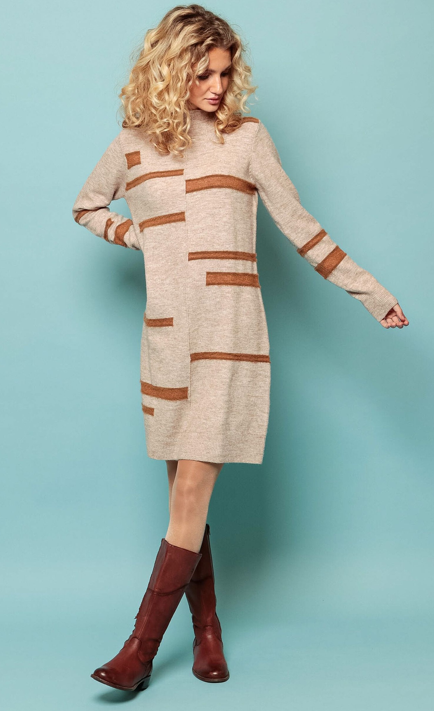 robe Heavy Tools Hild - Caramel - women´s
