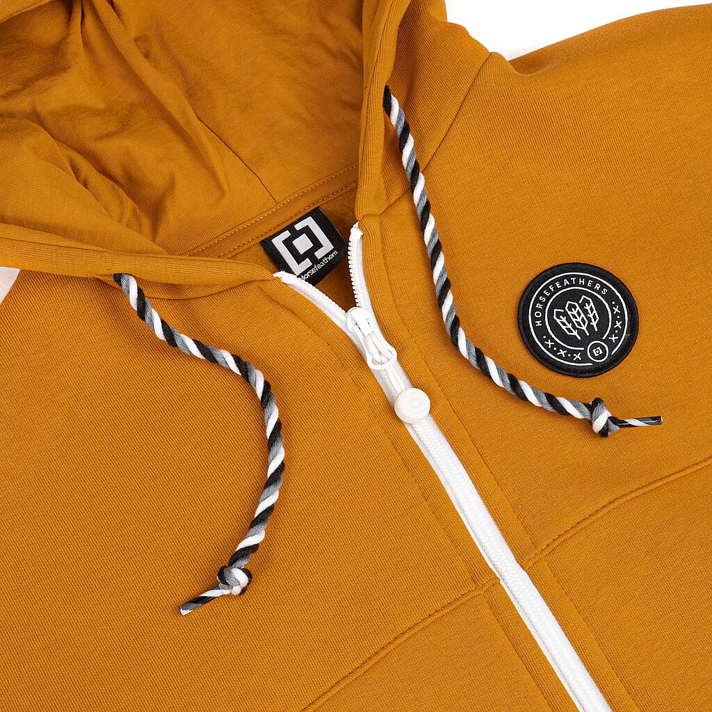 sweat-shirt Horsefeathers Olive Zip - Sunflower - girl´s