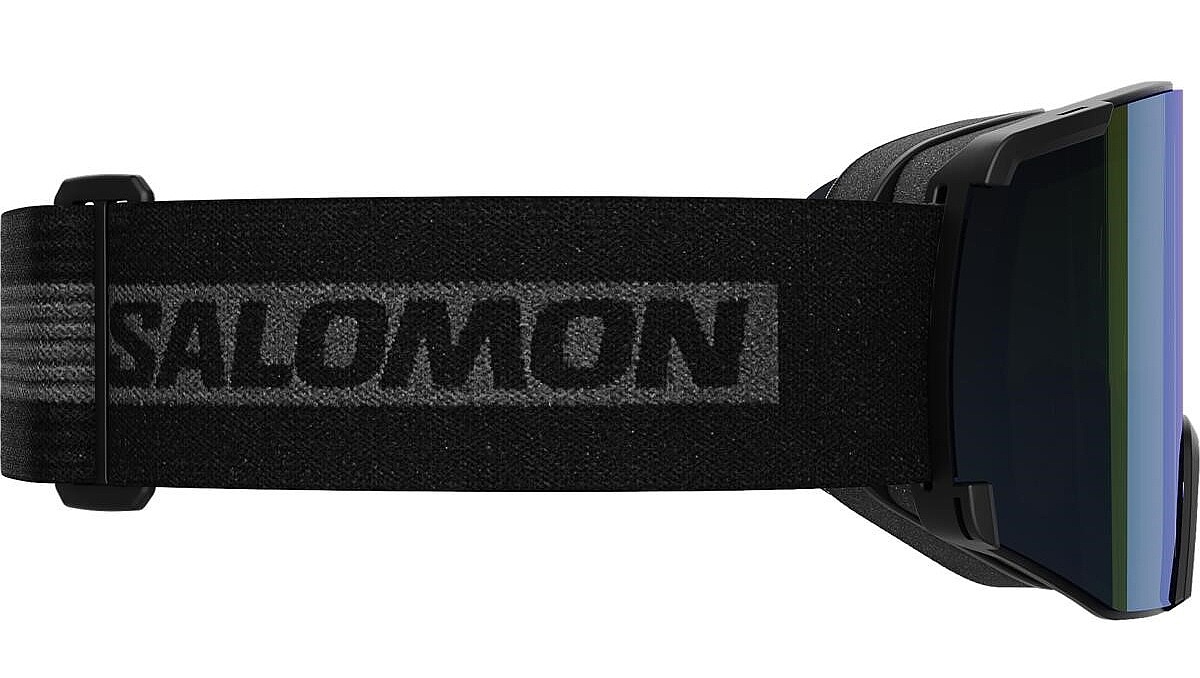 masque de ski  Salomon S/View - Black/Light Blue S1